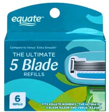 Equate 5 blade Ultimate refills
