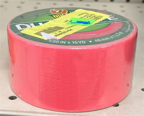 Duck tape, 1.88"x15yds, pink