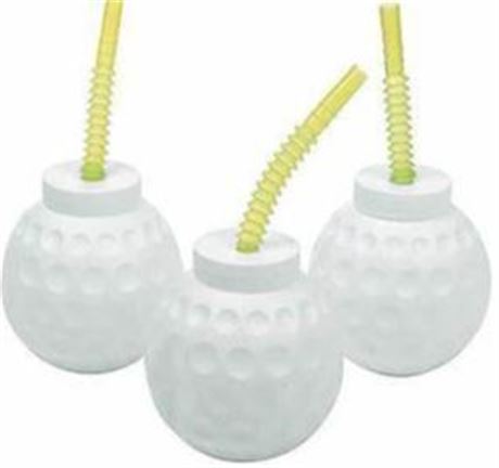 Lot of (TWELVE) Oriental Trading Golf Ball Cups