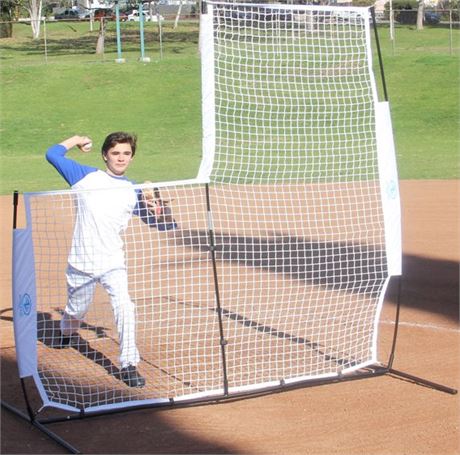 Athletic Works 7x7 L Screen Pitching/Batting Screen