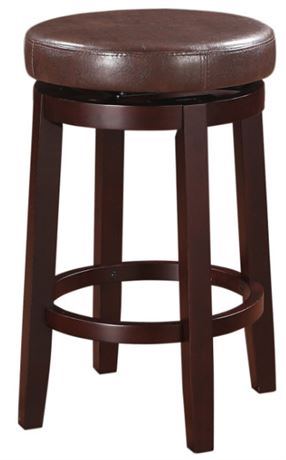 Linon counter stool- brown