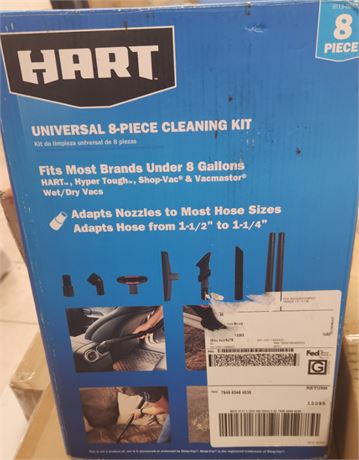 HART Universal 8-Piece Cleaning Kit for Wet/Dry Vacuum