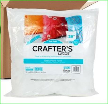 Poly-Fil Crafters Square Pillow Insert by Fairfield, 20x20, (4pk)