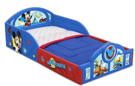 Disney   Mickey Mouse Plastic Sleep and Play Toddler Bed by Delta Children