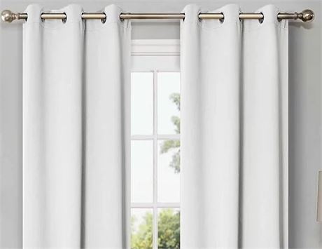 Superior Modern/Transitional/Traditional 2 Piece Blackout Curtain Set