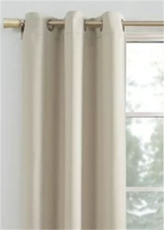 Mainstays   Blackout Energy Efficient Grommet Single Curtain Panel, 40x84, Beig