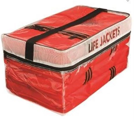 Case of (FOUR) Type II Coast Guard approved Life Vests
