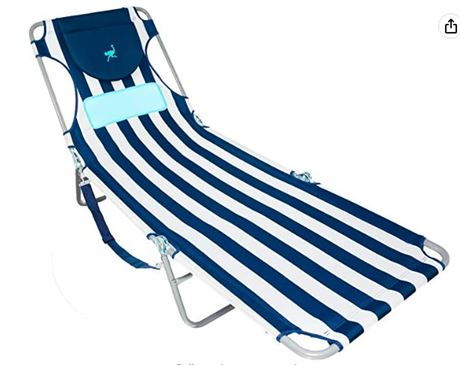 Ostrich LCL Striped Chaise