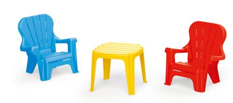 Dolu Table and 2 chair set, ages 2 +