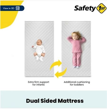 Safety 1st Dual Sided Crib and Toddler Mattress