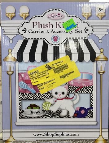 Sophia Plush Kitten Carrier & Accessory Kit
