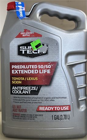 Super Tech Pre-diluted Coolant for Toyota/lexus/scion