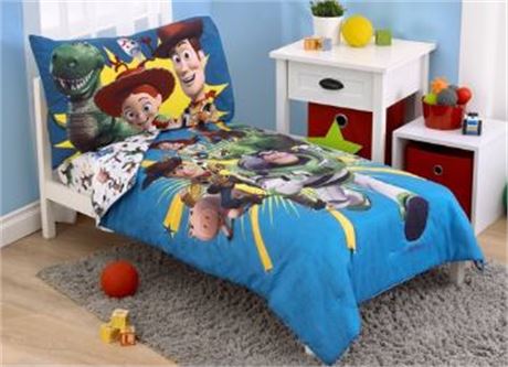 Toy Story 4 piece toddler bed set