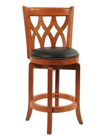 Set of (TWO) Cathedral Swivel Stools