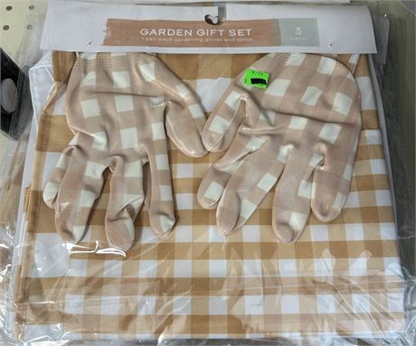 Garden Gloves and apron Set