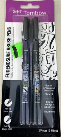 (2) 2-Pack of Tom Bow Fudenosuke Brush Pens