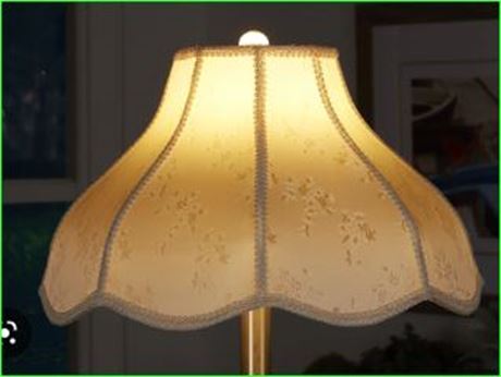 Better Homes & Gardens Jacquard Fabric Bell Lamp Shade, Beige