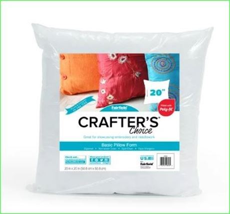 (4) Crafters Choice Fairfield 20x20, basic Pillow Foam