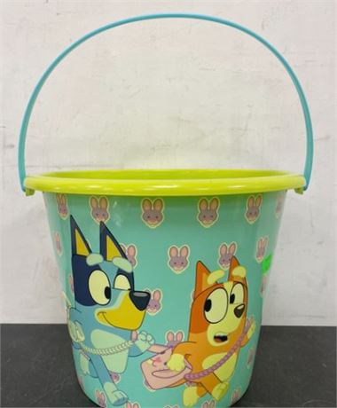 Bluey Jumbo Plastic Easter Bucket - 10.75 x 8.75
