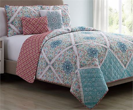 VCNY Windsor Comforter Set, QUEEN