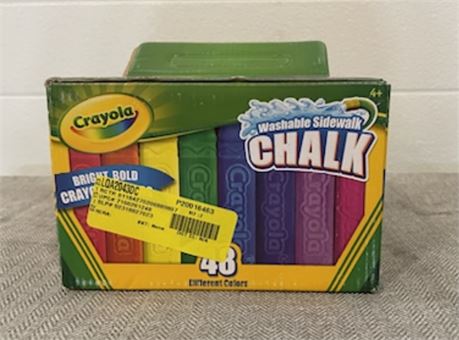 Crayola 48 Colors Washable Sidewalk chalk