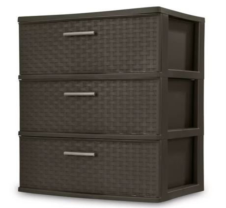Sterilite 3 drawer Weave storage