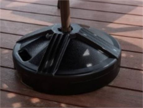 US Weight Durable 50 Pound Umbrella Base Designed to be Used with a Patio Table