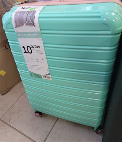 iFly 28 inch Hardside spinner suitcase, Pink/Aqua