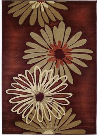 United Weavers of America Floral Modern Area Rugs, Multi-color 2'7'' x 4'3''