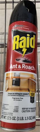 Raid ant and roach