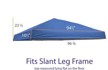 10X10 REPLACEMENT SLANT LEG CANOPY TOP