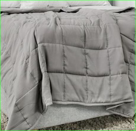 Tranquility Temperature Balancing 12lb Weighted Blanket, Gray