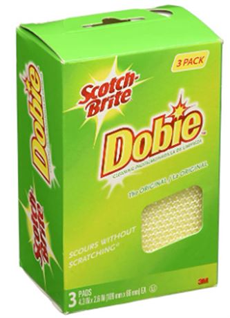 Scotch Dobie Cleaning Pads, 3 pack