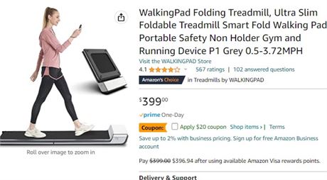 WalkingPad Folding Treadmill,