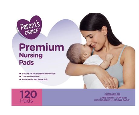 Parent's Choice Premium Nursing Pads, 120 count