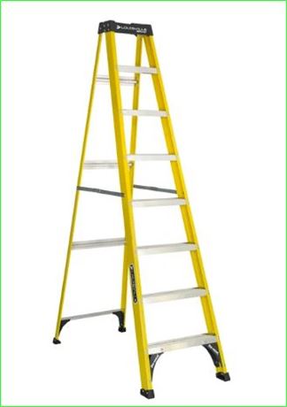 Louisville 8ft Step Ladder, 250lb Capacity ***small dent, see pic***