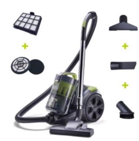 BLACK+DECKER Adjustable Suction Multi-Cyclonic Canister Vacuum