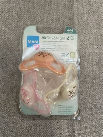 MAM Air Day & Night Pacifiers (3 pack), Glow in the Dark