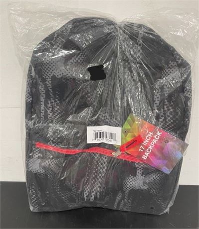 Multi-Color Back Pack with Adjustable Padded Shoulder, Black