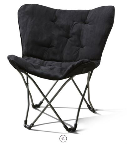 Mainstays Butterfly Chair, Black