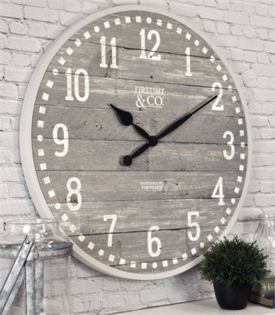Firstime & Co. Arlo Gray Wall Clock