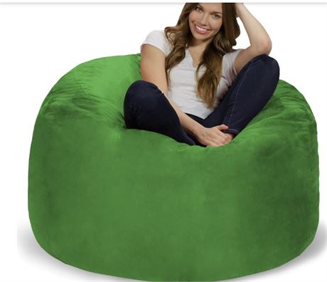 Relax Sacks 4' Big Bean Bag Chair - Kiwi Green