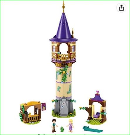 LEGO Disney Rapunzels Tower 43187 Cool Building Toy for Kids (369 Pieces)
