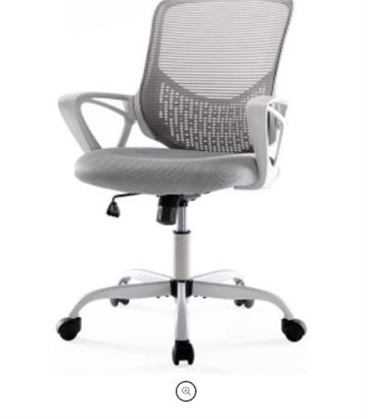 Smugdesk Mid-Back Mesh Ergonomic Chair Gray