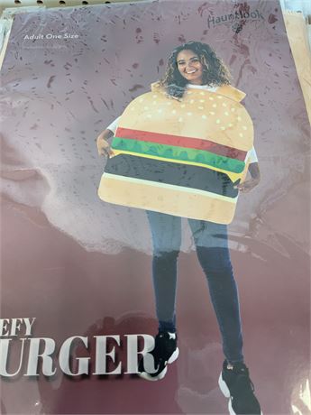 Hauntlook Beefy Burger Costume, One Size Fits most