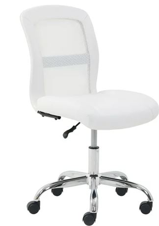 Mainstays Mesh Back Chair, White