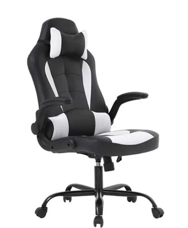 Best Office PC Gaming Chair, Black/White