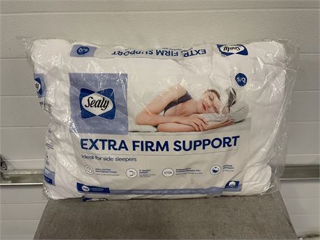 Sealy Extra Firm Support Pillow, Standard/Queen
