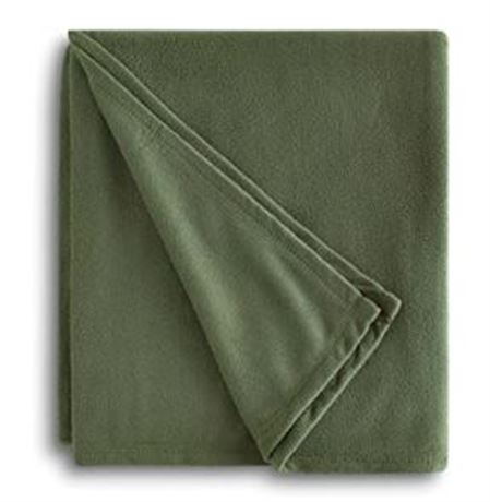 Martex Super Soft Fleece Blanket, Green, KING