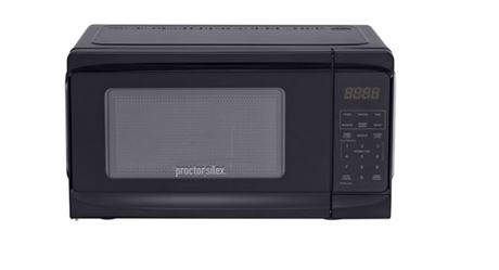 Proctor Silex .7 cu Ft microwave, Black